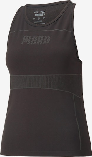 PUMA Sporttop in de kleur Grijs / Zwart, Productweergave