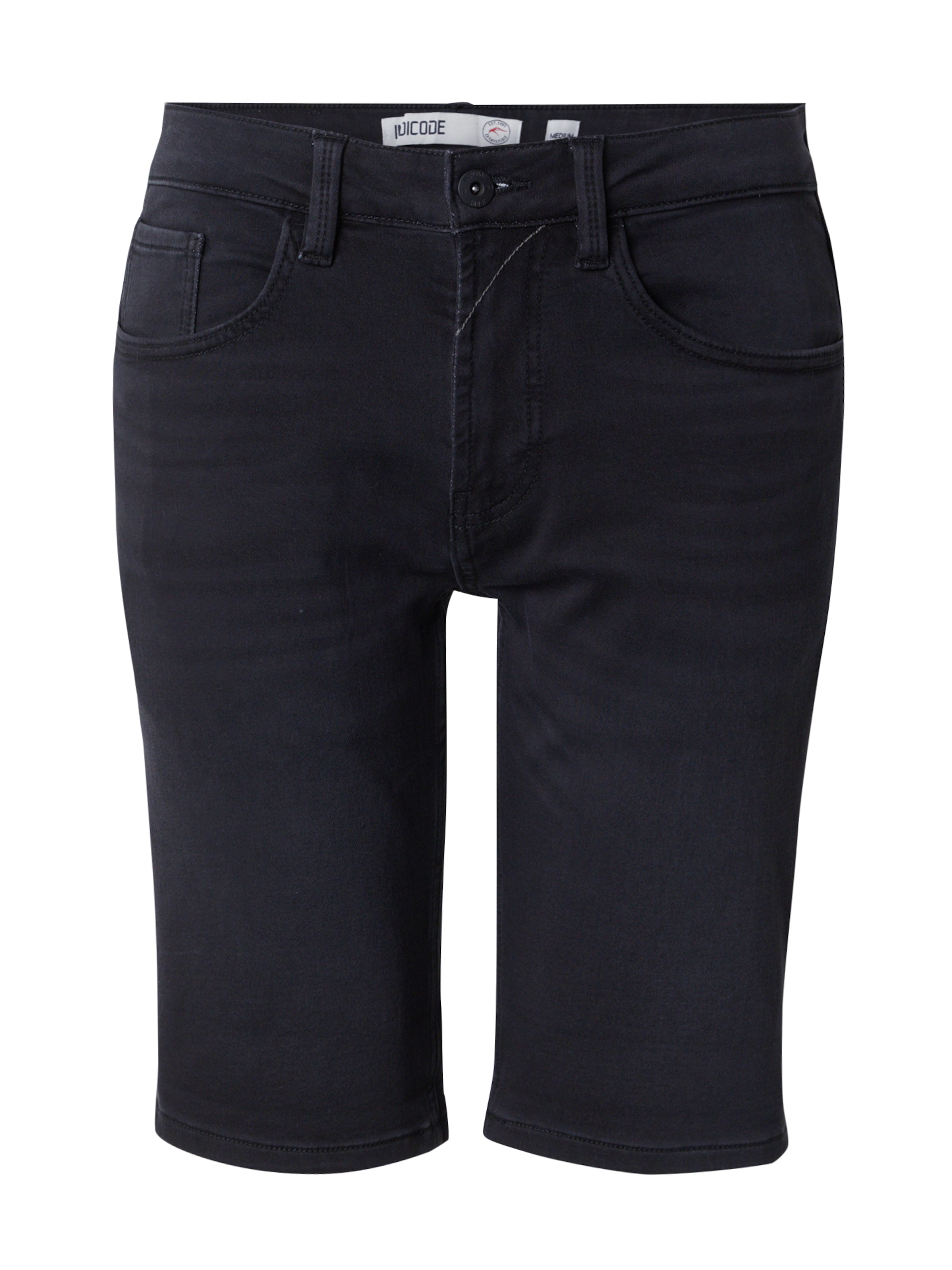 INDICODE JEANS Regular Jeans 'Commercial' in Black: front