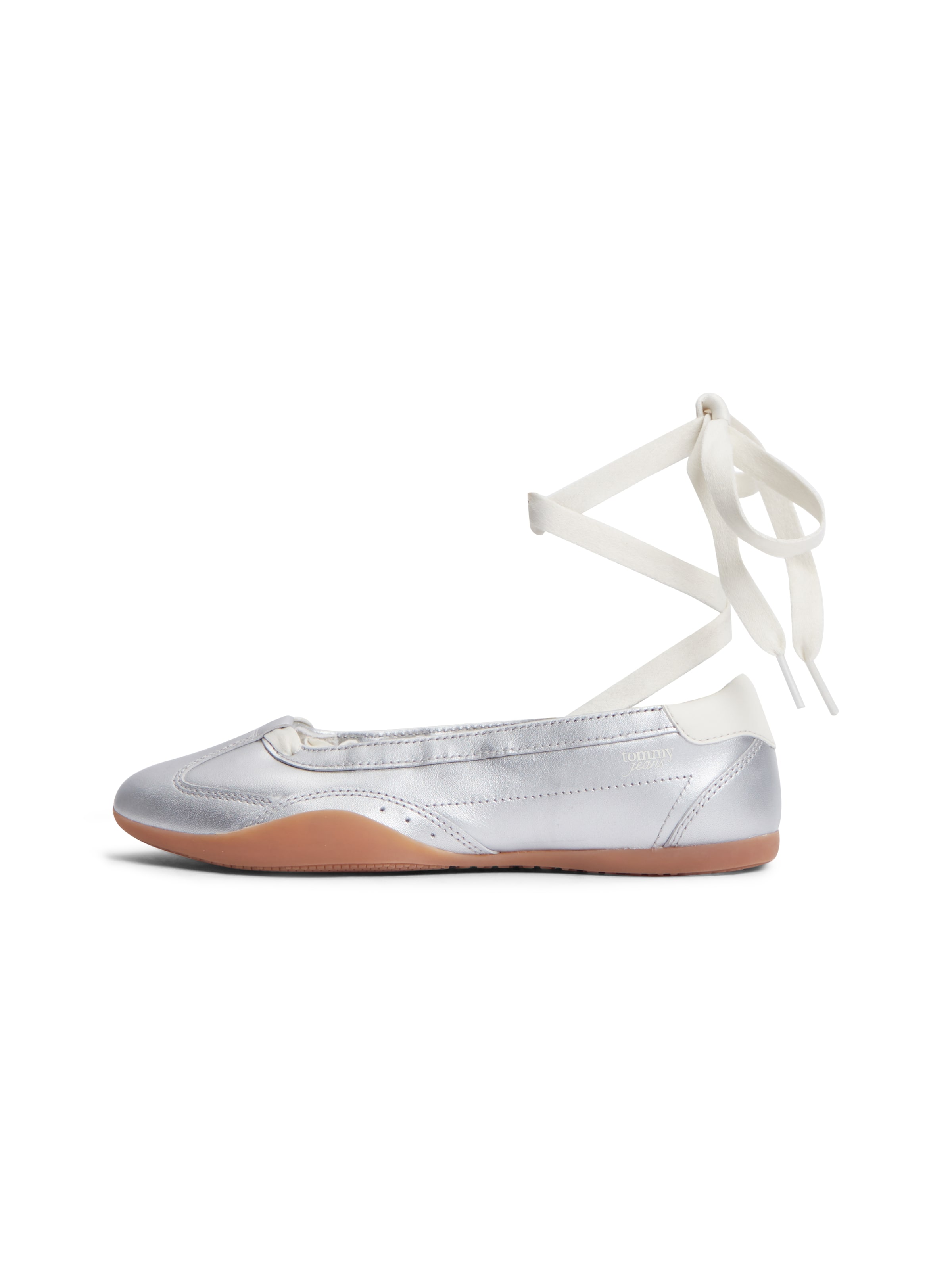 Tommy Jeans Sneakers laag in 36 in de kleur Zilver / Wit, Productweergave