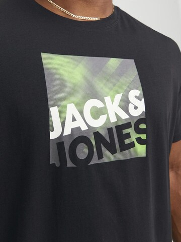 Jack & Jones Plus Tričko 'Logan' – černá