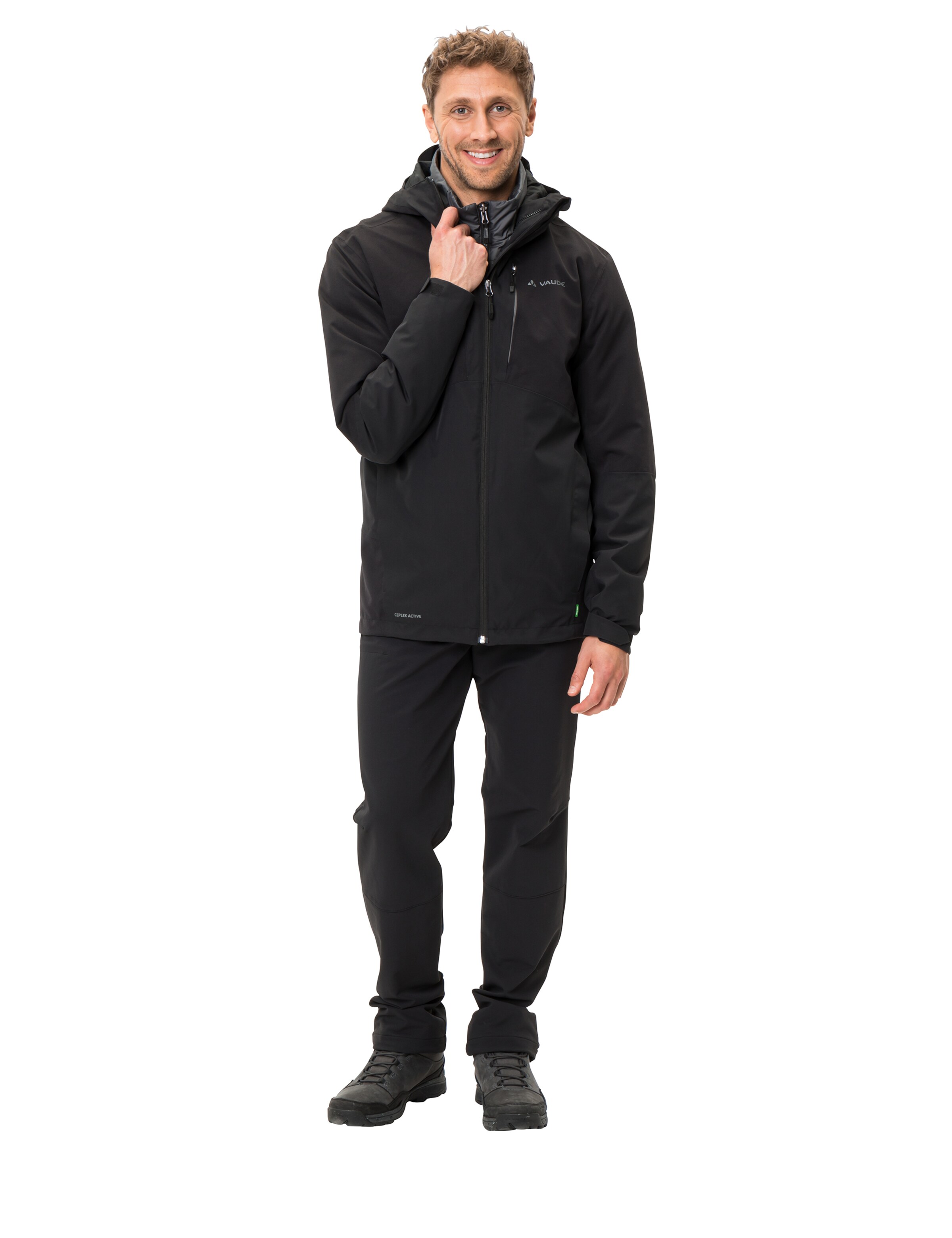 VAUDE Outdoorjacke 'Miskanti II' in Schwarz