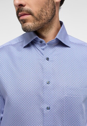 ETERNA Regular fit Button Up Shirt in Blue