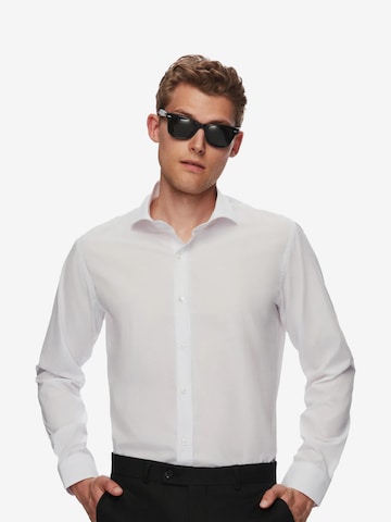 D’S Damat Overhemd in Wit: voorkant