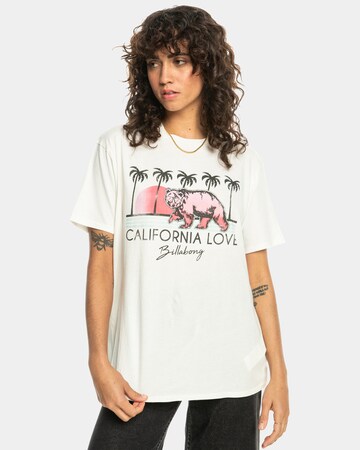 T-shirt 'California Love' BILLABONG en blanc : devant