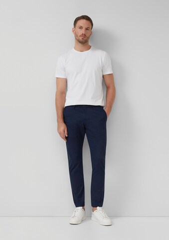 Regular Pantalon chino s.Oliver BLACK LABEL en bleu