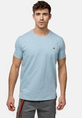INDICODE JEANS T-Shirt 'Jon ' in Blau: predná strana