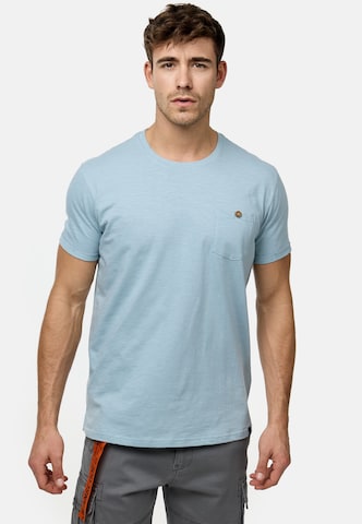INDICODE JEANS Shirt 'Jon ' in Blauw: voorkant