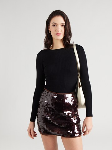 19V69 ITALIA Trui 'Antonia' in Zwart: voorkant