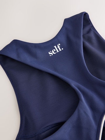 Bustino Reggiseno sportivo di self. in blu