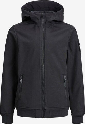 Veste fonctionnelle Jack & Jones Junior en noir : devant