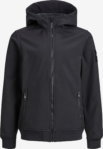 Jack & Jones Junior - Chaqueta funcional en negro: frente