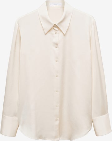 MANGO Blouse 'IDEALE' in White: front