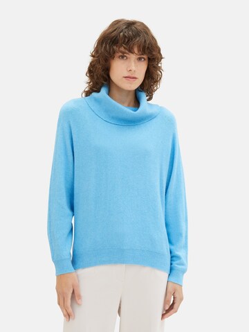 TOM TAILOR Sweater in Blue: front