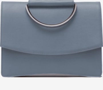 Gretchen Clutch 'Oyster' in Blau: Vorderseite