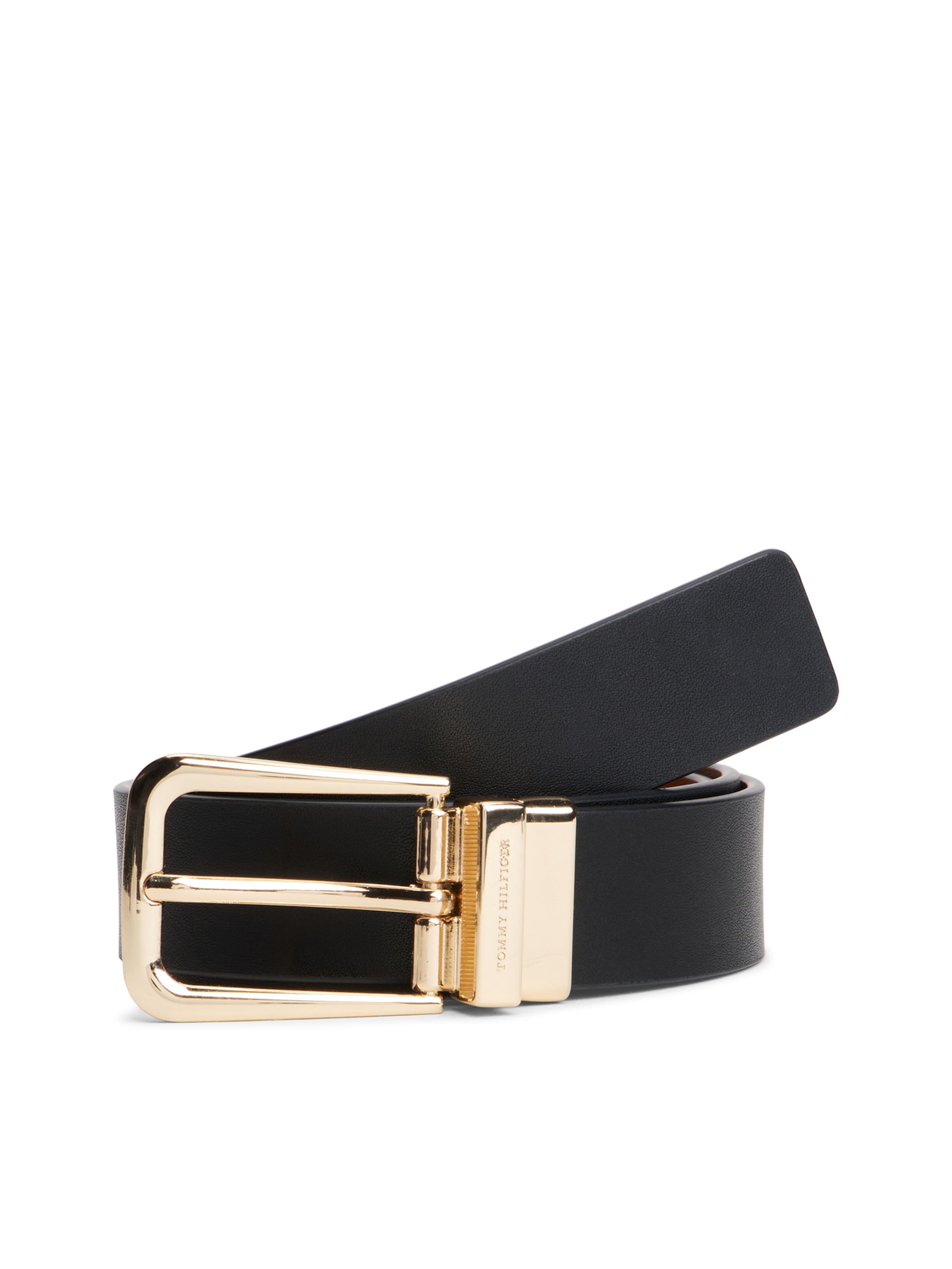 TOMMY HILFIGER Belt 'LIBRE 3.0' in Black: front