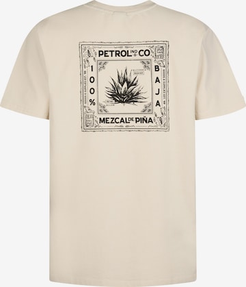 T-Shirt 'Calor' Petrol Industries en beige : devant