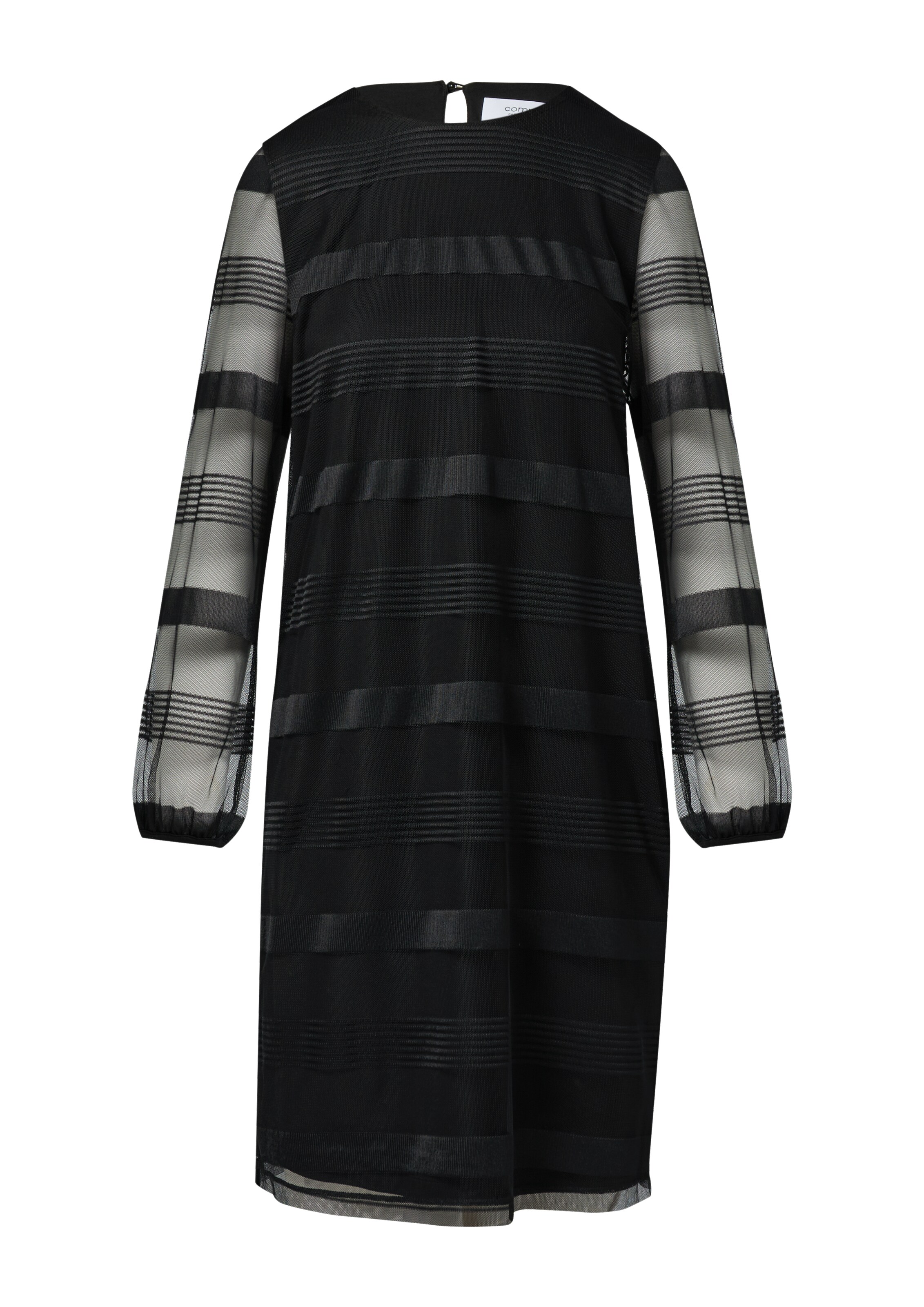 comma casual identity Kleid in Schwarz: Vorderseite