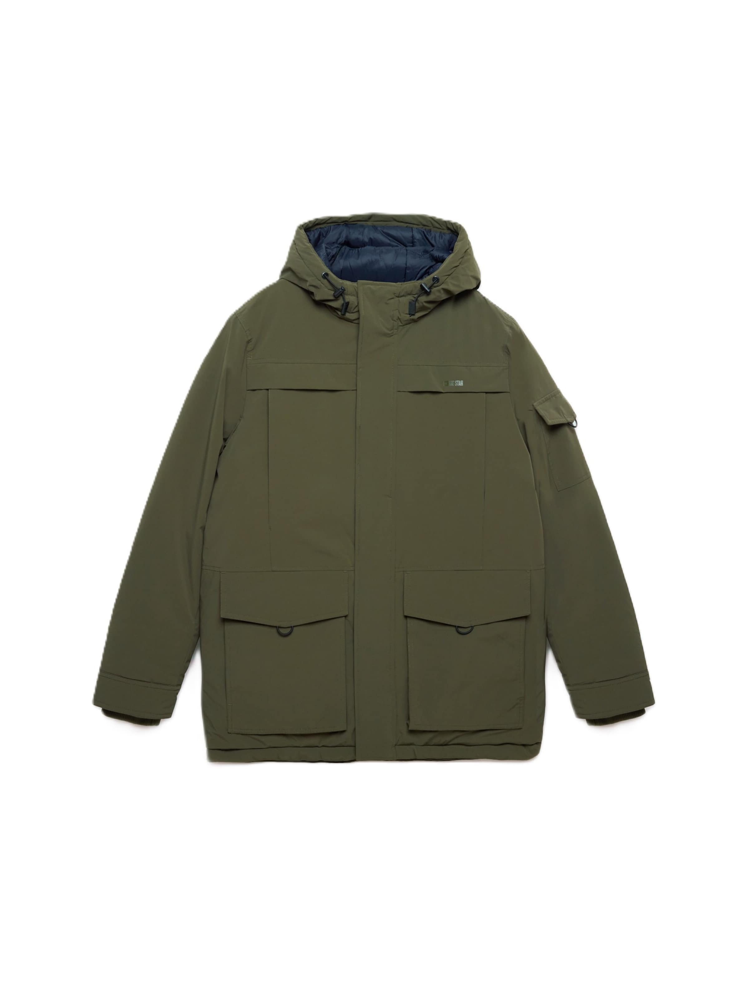 Giacca di mezza stagione 'LOB' di BIG STAR in verde: frontale