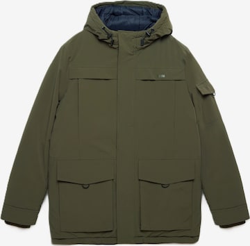 Veste mi-saison 'LOB' BIG STAR en vert : devant