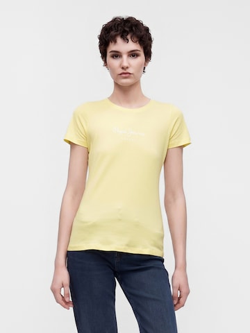 Pepe Jeans Tričko - Žltá: predná strana