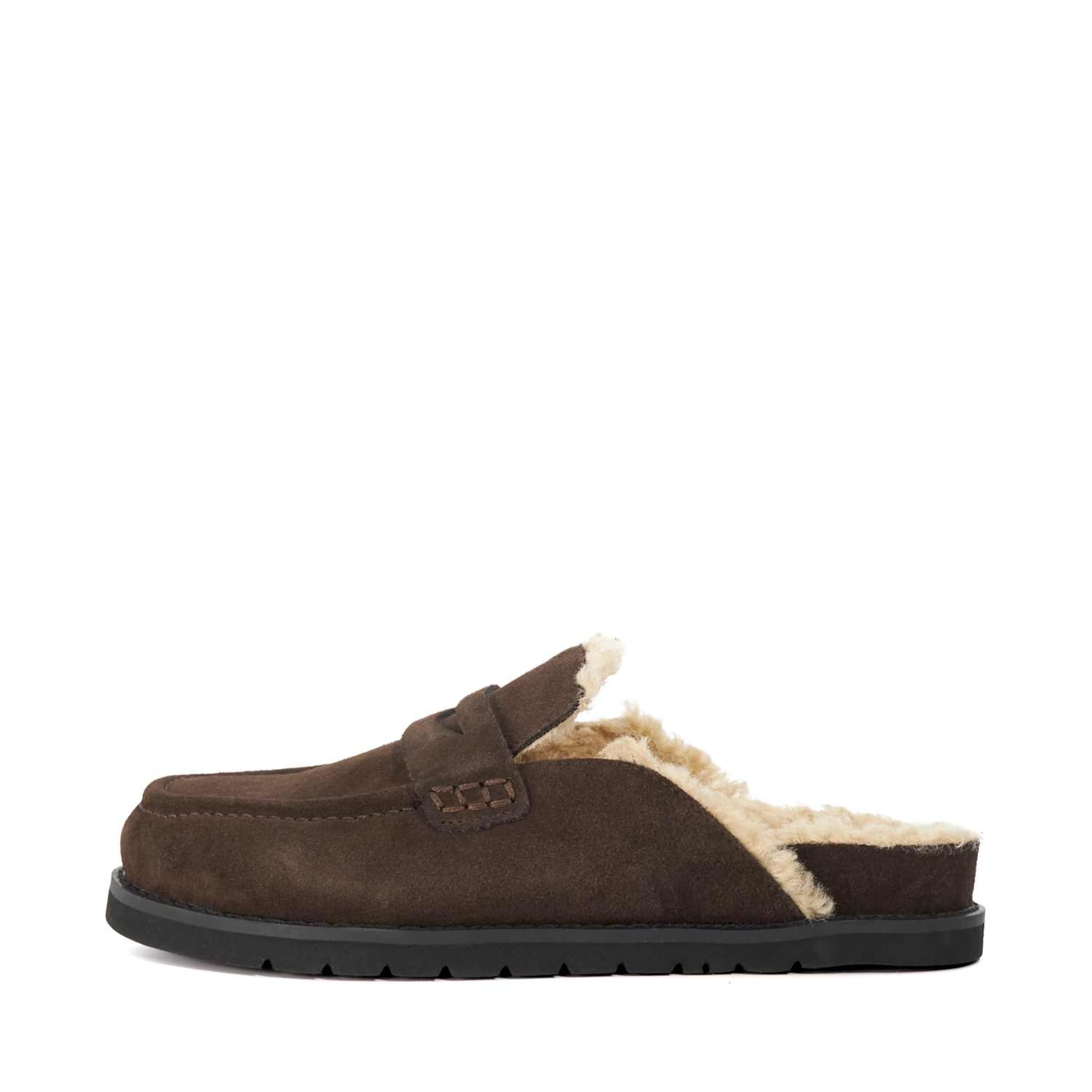 Dune LONDON Mules 'Goldy' in Brown