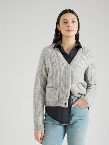 Custommade Strickjacke 'Vanora' in Grau: predná strana