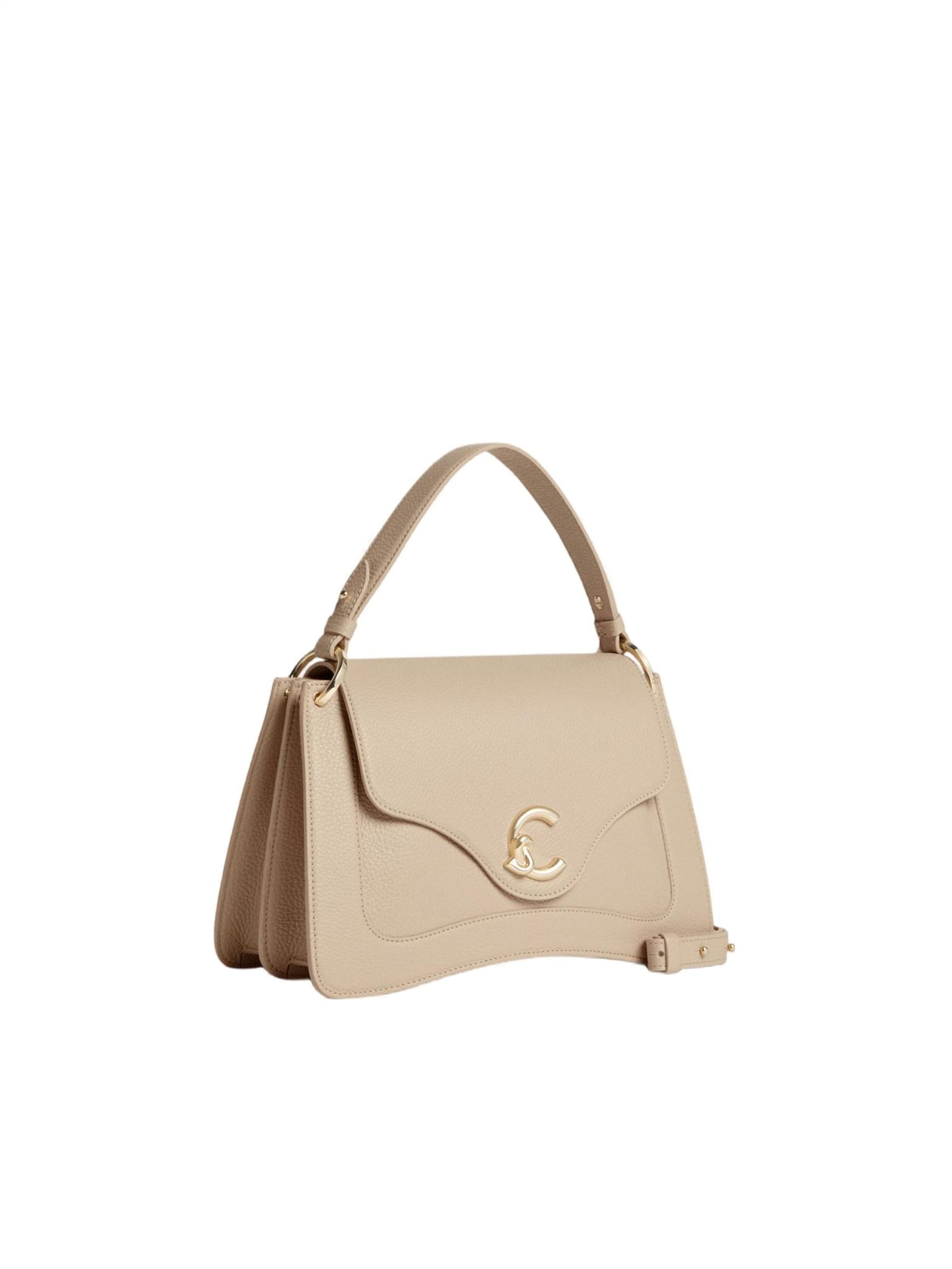 Coccinelle - Bolso de mano 'COCCINELLE C-Me S26 1' en beige