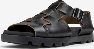 CAMPER Strap Sandals 'Brutus' in Black: front