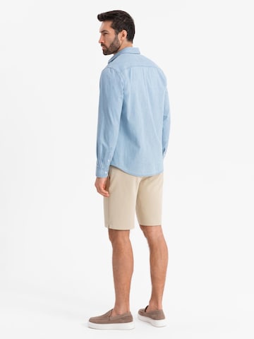 Slimfit Pantaloni di Ombre in beige