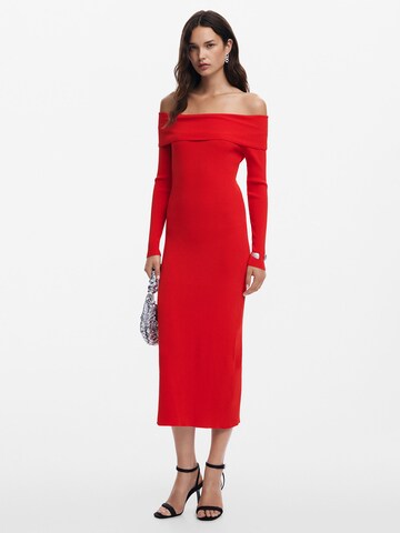 Desigual - Vestido en rojo: frente