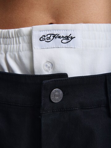 juoda Ed Hardy Laisvas Kelnės: priekis