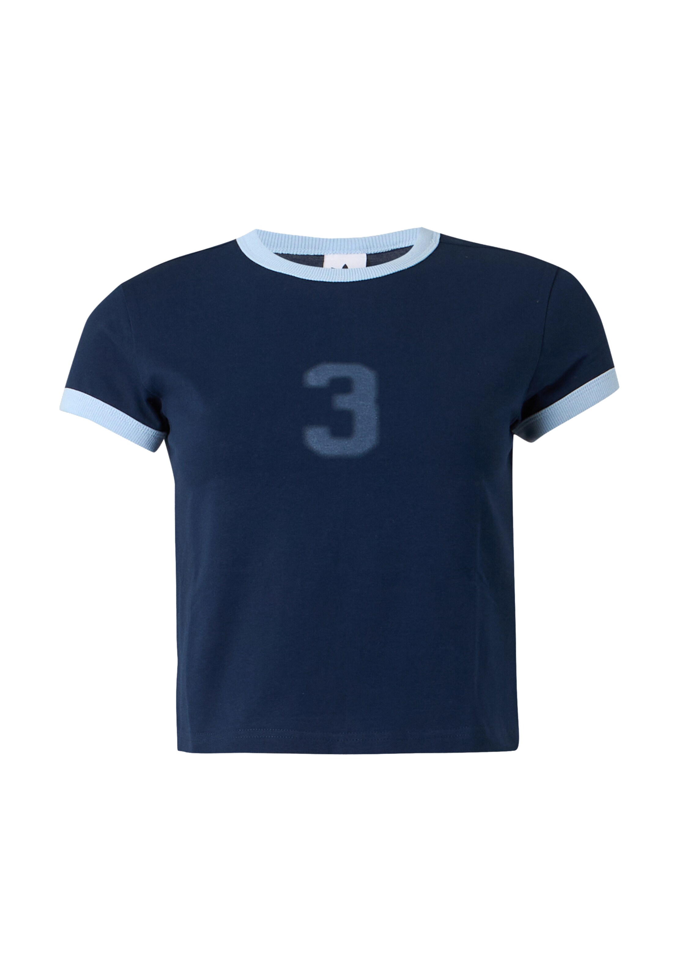 ADIDAS ORIGINALS T-Shirt in XS in indigo / hellblau, Produktansicht