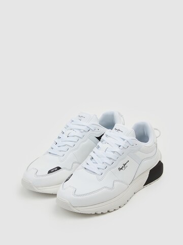 Pepe Jeans Sneaker 'Nº22 22 BASS' in Weiß
