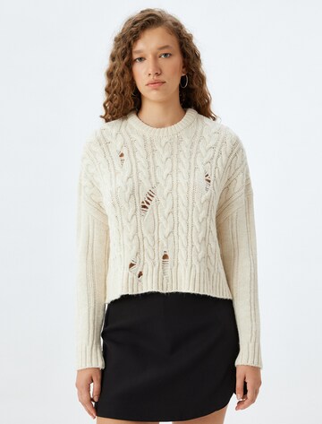 Koton Sweater in White: front