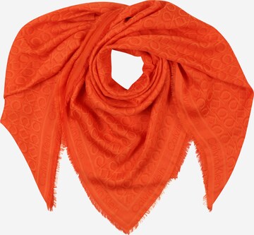 Sciarpa di Calvin Klein in arancione: frontale