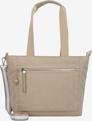 Cabas Hedgren en beige : devant