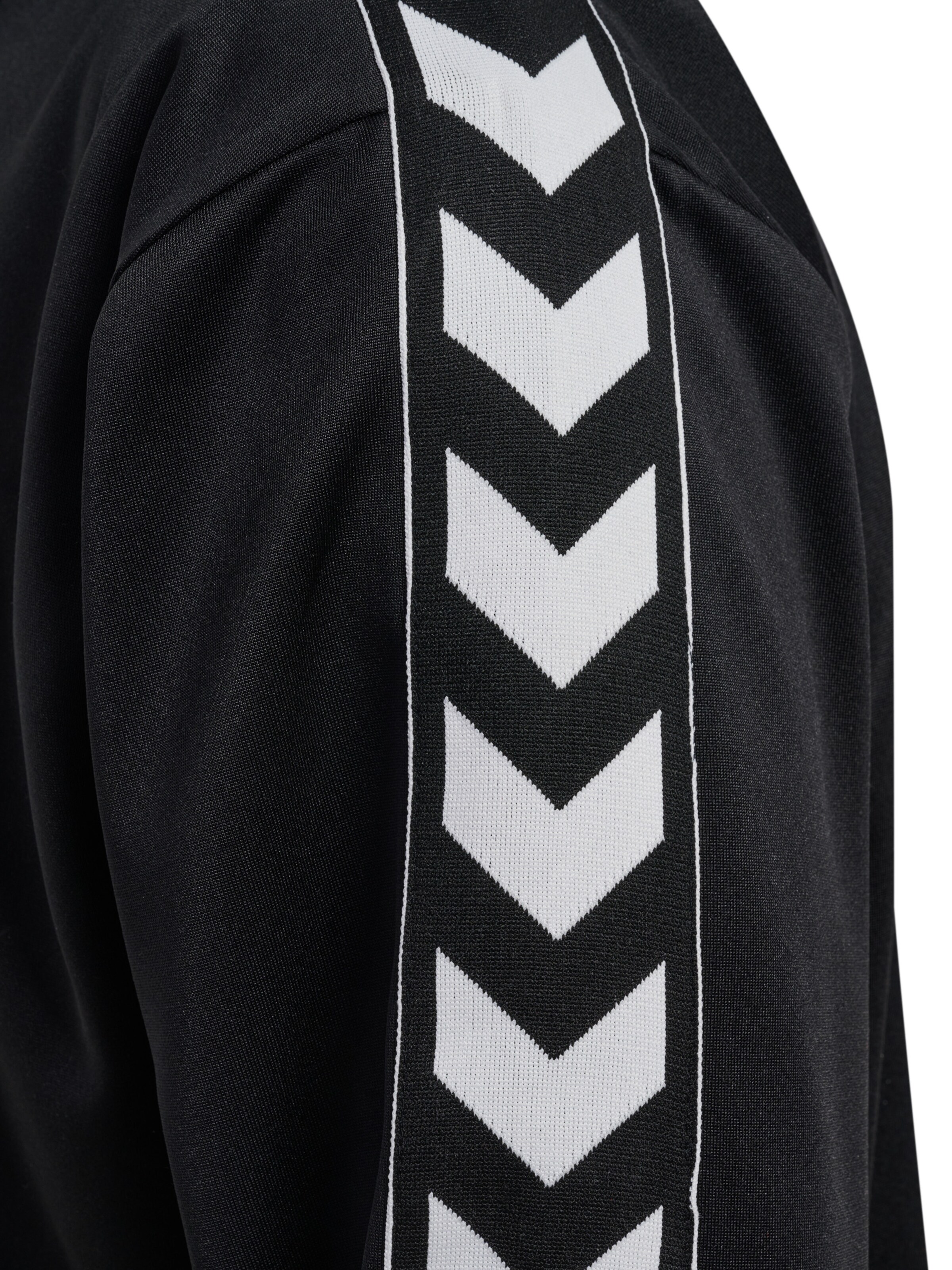 Hummel Sports sweat jacket in Black