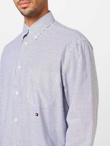 TOMMY HILFIGER Regular fit Button Up Shirt 'ITHACA' in Blue