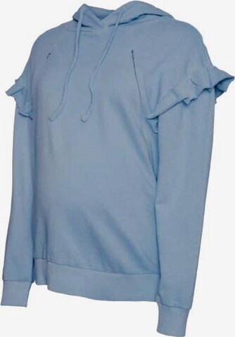 Sweat-shirt MAMALICIOUS en bleu : devant