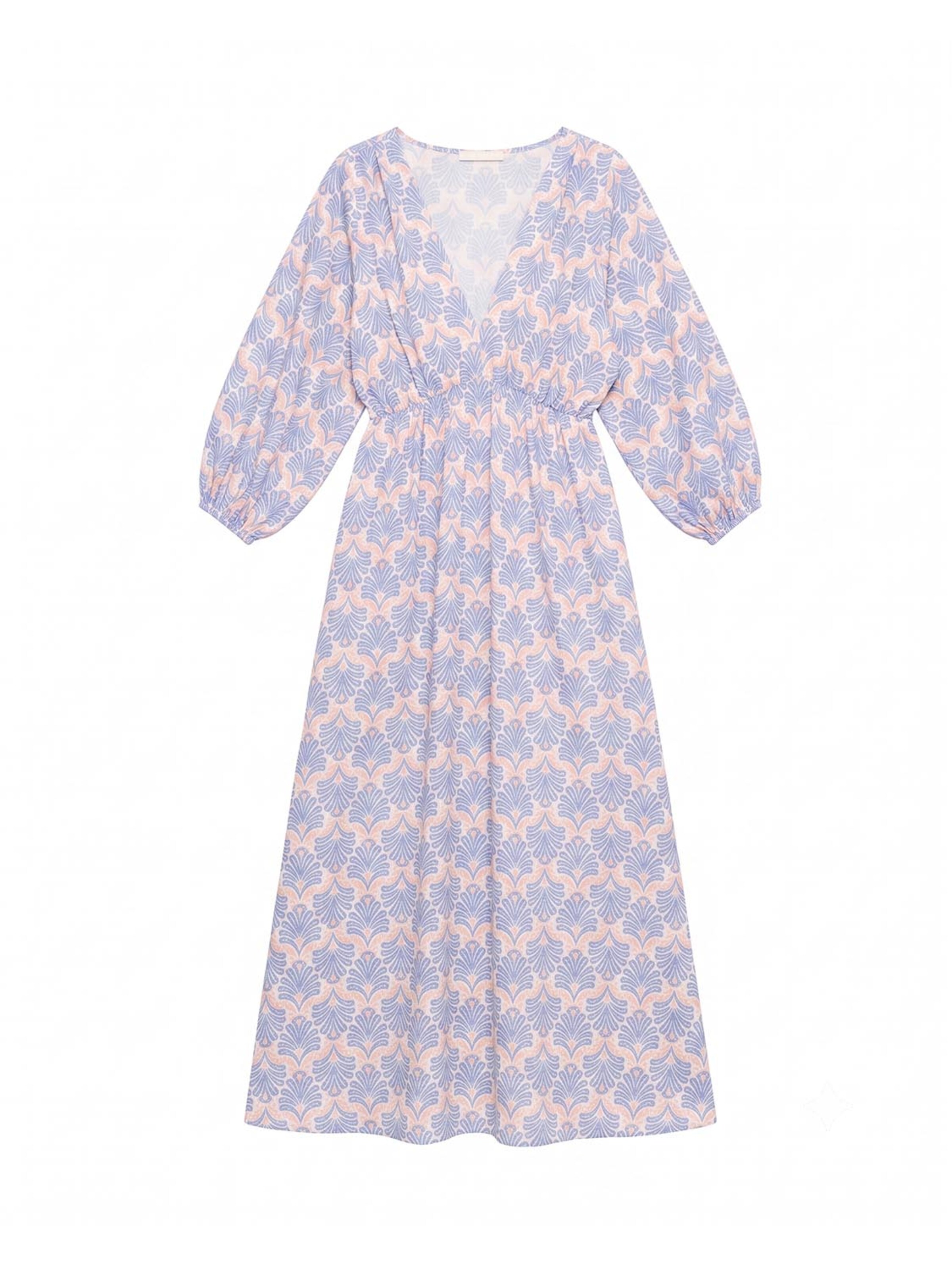 Tantra Zomerjurk in Blauw: voorkant