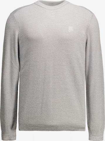 CHASIN' Pullover 'Basal' in Grau: Vorderseite