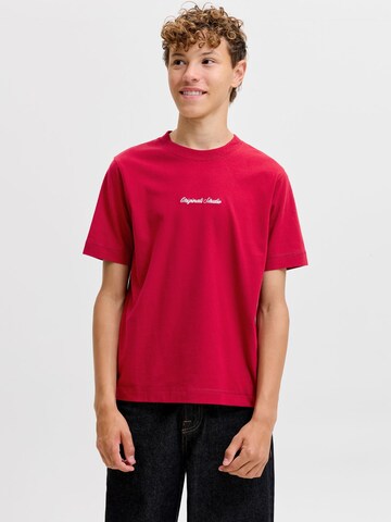 Jack & Jones Junior Shirt in Red: front