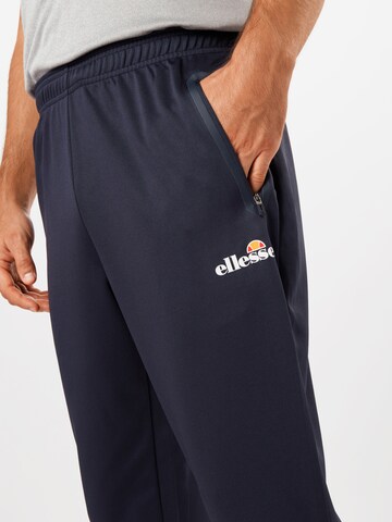 ELLESSE Slimfit Sporthose in Blau