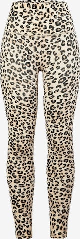 SASSYCLASSY Skinny Leggings i beige: framsida