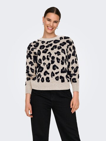 ONLY Sweater 'ONLSARA' in Grey: front
