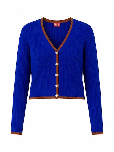 DIESEL Gebreid vest in M in de kleur Blauw, Productweergave