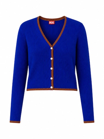 DIESEL Knit Cardigan in Blue: front
