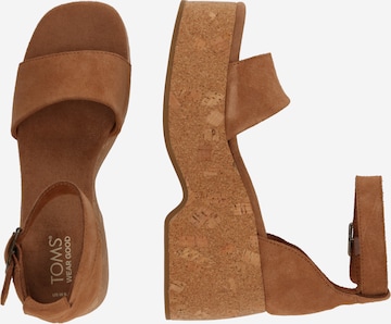 Sandales TOMS en marron