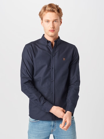 Les Deux Regular fit Overhemd in Blauw: voorkant