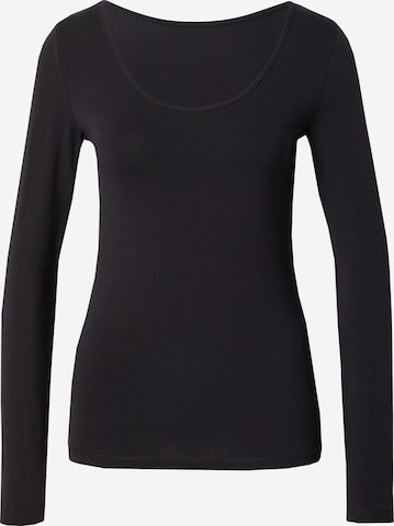 SELECTED FEMME - Camiseta 'Cora' en negro: frente